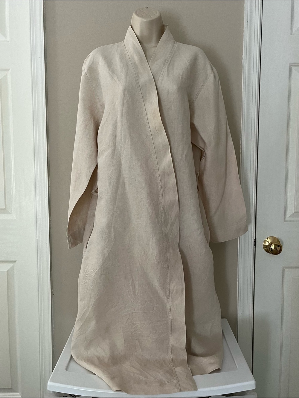 Parachute Linen Neutral Cream Women's Robe
